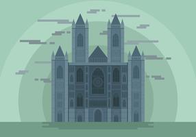 Westminster Abbey Landmark Vector Illustratie