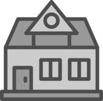 bungalow vector icoon ontwerp