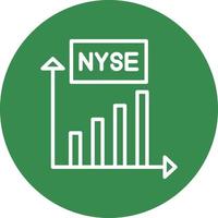 nyse vector icoon ontwerp