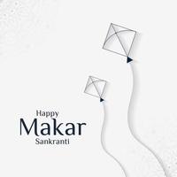 happy makar sankranti social media post vector