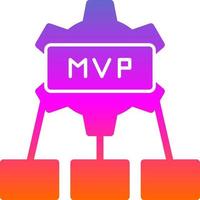 mvp vector icoon ontwerp