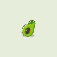 avocado logo ontwerp vector