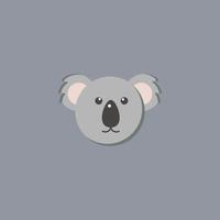 schattig koala tekenfilm ontwerp vector