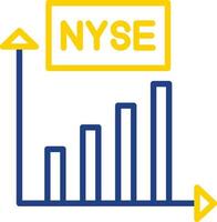 nyse vector icoon ontwerp