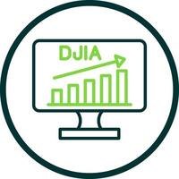 djia vector icoon ontwerp