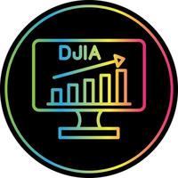 djia vector icoon ontwerp