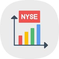 nyse vector icoon ontwerp