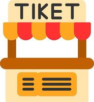 ticket kantoor vector icoon ontwerp