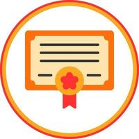 certificaat vector icoon ontwerp