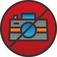 Nee camera vector icoon ontwerp