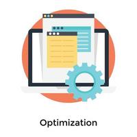 Aan bladzijde optimalisatie vector