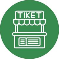 ticket kantoor vector icoon ontwerp