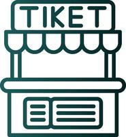 ticket kantoor vector icoon ontwerp