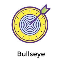trendy bullseye-concepten vector