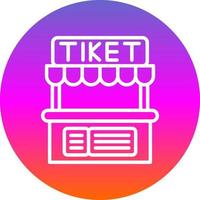 ticket kantoor vector icoon ontwerp