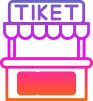 ticket kantoor vector icoon ontwerp