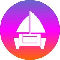 catamaran vector icoon ontwerp