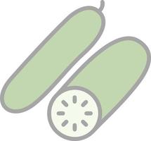 komkommer vector icoon ontwerp