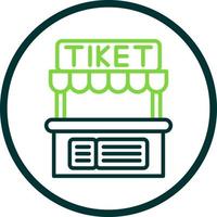 ticket kantoor vector icoon ontwerp