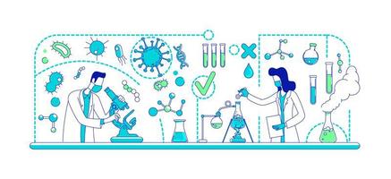 medisch experiment lab vector