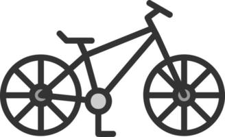 berg fiets vector icoon ontwerp