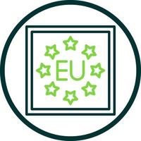 EU vector icoon ontwerp