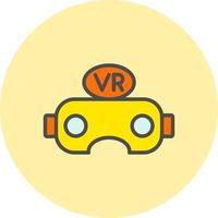 virtueel realiteit bril vector icoon
