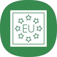 EU vector icoon ontwerp