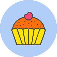 muffin vector icoon