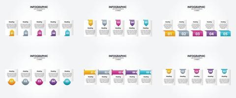 vector illustratie infographics vlak ontwerp reeks voor reclame brochure folder en tijdschrift