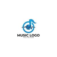 muziek logo pictogram vector geïsoleerd