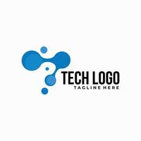 tech logo pictogram vector geïsoleerd