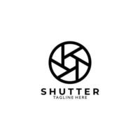 sluiter logo pictogram vector geïsoleerd