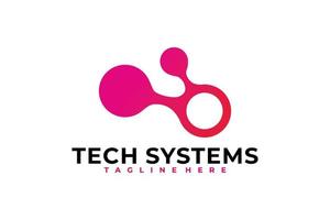 tech systeem logo icoon vector geïsoleerd