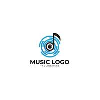 muziek logo pictogram vector geïsoleerd