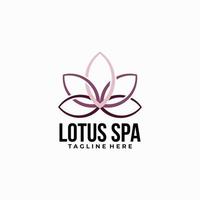 lotus spa logo pictogram vector geïsoleerd