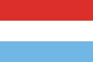 Luxemburg vlag ontwerp vector