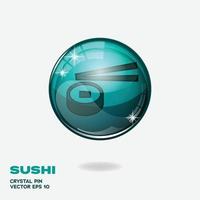 sushi 3d toetsen vector