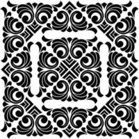 vector damast vintage barokke scroll ornament swirl. Victoriaanse monogram heraldische schild werveling. retro bloemen blad patroon grens gebladerte antieke acanthus kalligrafie gegraveerde tatoeage. naadloos patroon