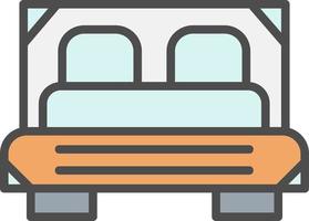 bed vector icoon