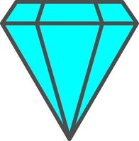 diamant vector pictogram