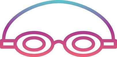 zwemmers bril vector icoon