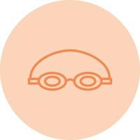 zwemmers bril vector icoon