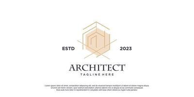 architec logo ontwerp icoon vector illustratie
