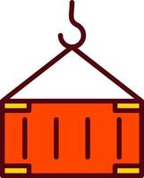 container vector pictogram