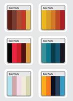 kleur palet reeks vector
