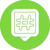 hashtags vector icoon ontwerp