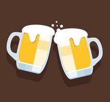 proost bier bril vector illustratie