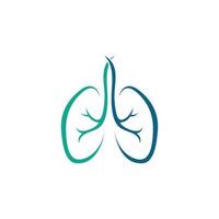 longen logo icoon ontwerp geïsoleerd vector