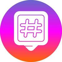 hashtags vector icoon ontwerp